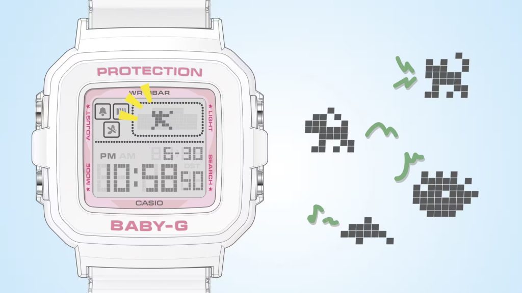 Display dial Baby-G × The Powerpuff Girls