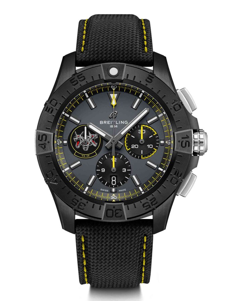 Avenger B01 Chronograph 44 Night Mission USN Bloodhounds SB01472A1B1X1