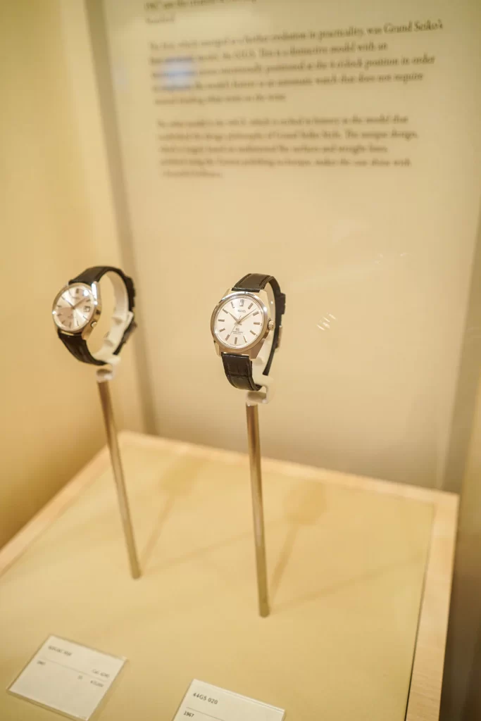 Museum Grand Seiko di lantai 6 Seiko Museum Ginza, yang baru dibuka pada 2024.
