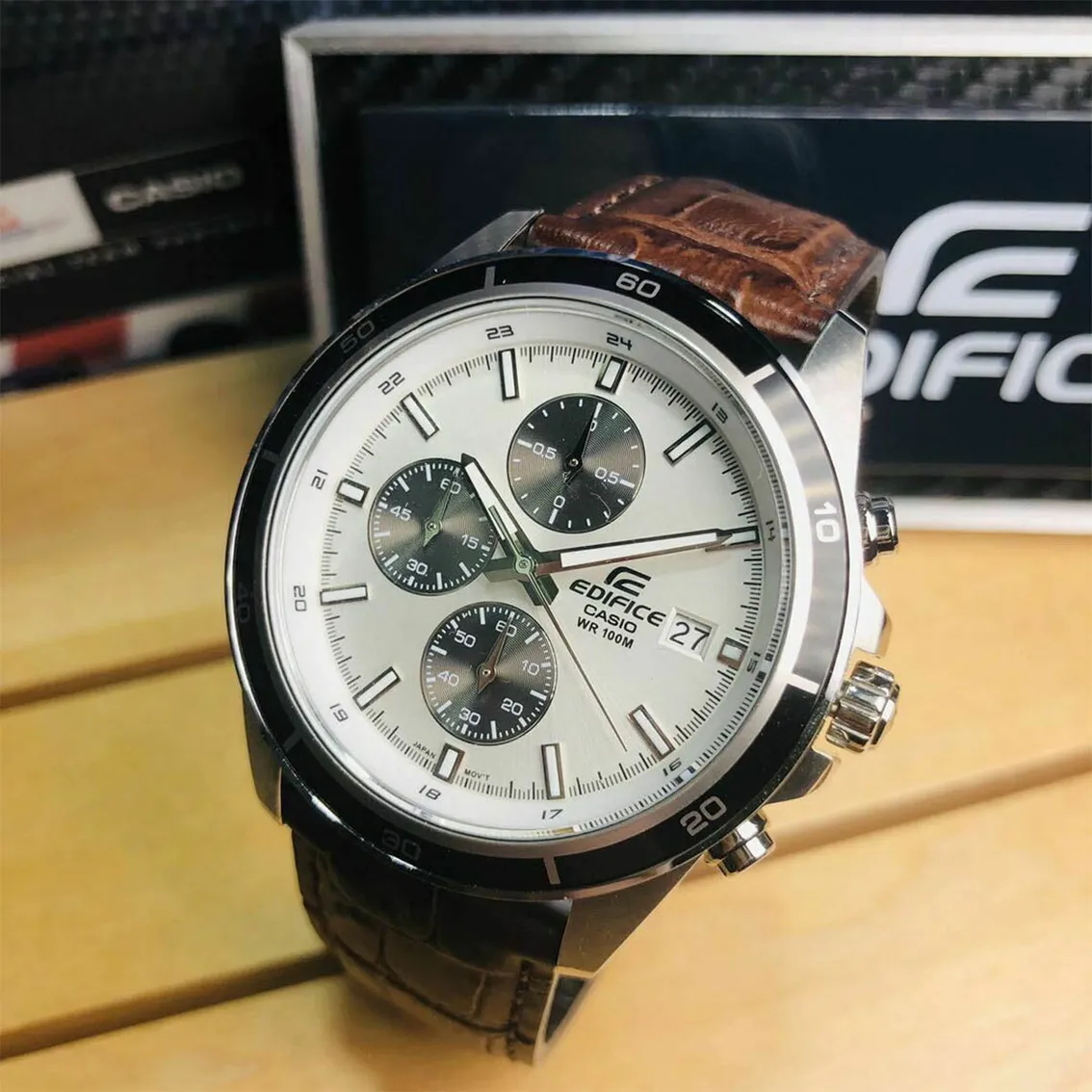 Casio Edifice EFR-526L-7AVUDF Chronograph Panda 