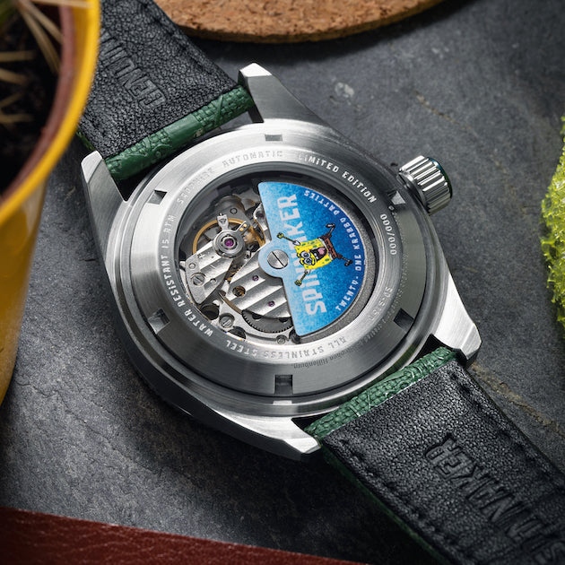 Caseback Spinnaker Fleuss Automatic SpongeBob SquarePants Frenemies