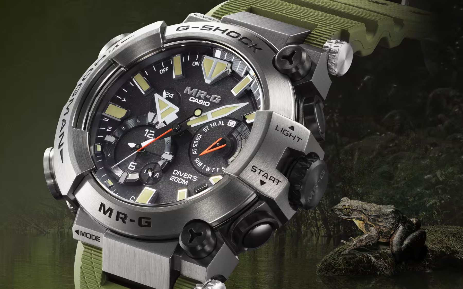 Case G-Shock Frogman MRG-BF1000RG-3A