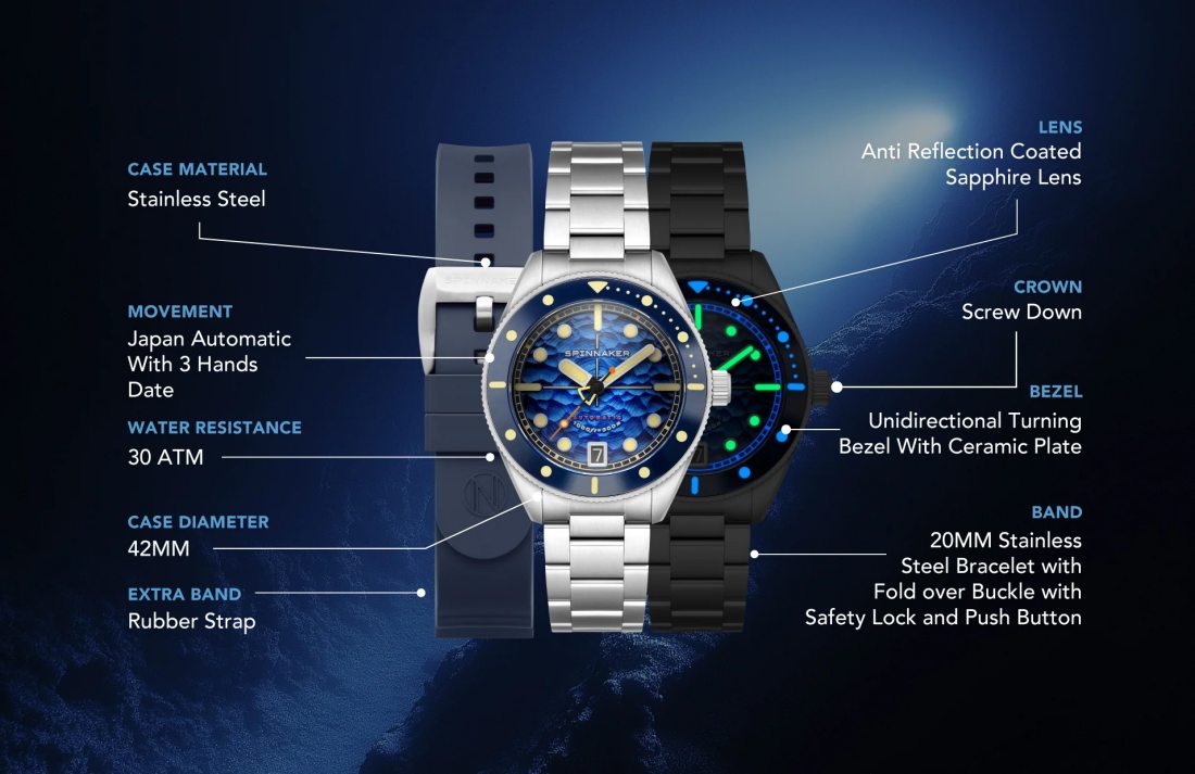 Spesifikasi Spinnaker Challenger Automatic