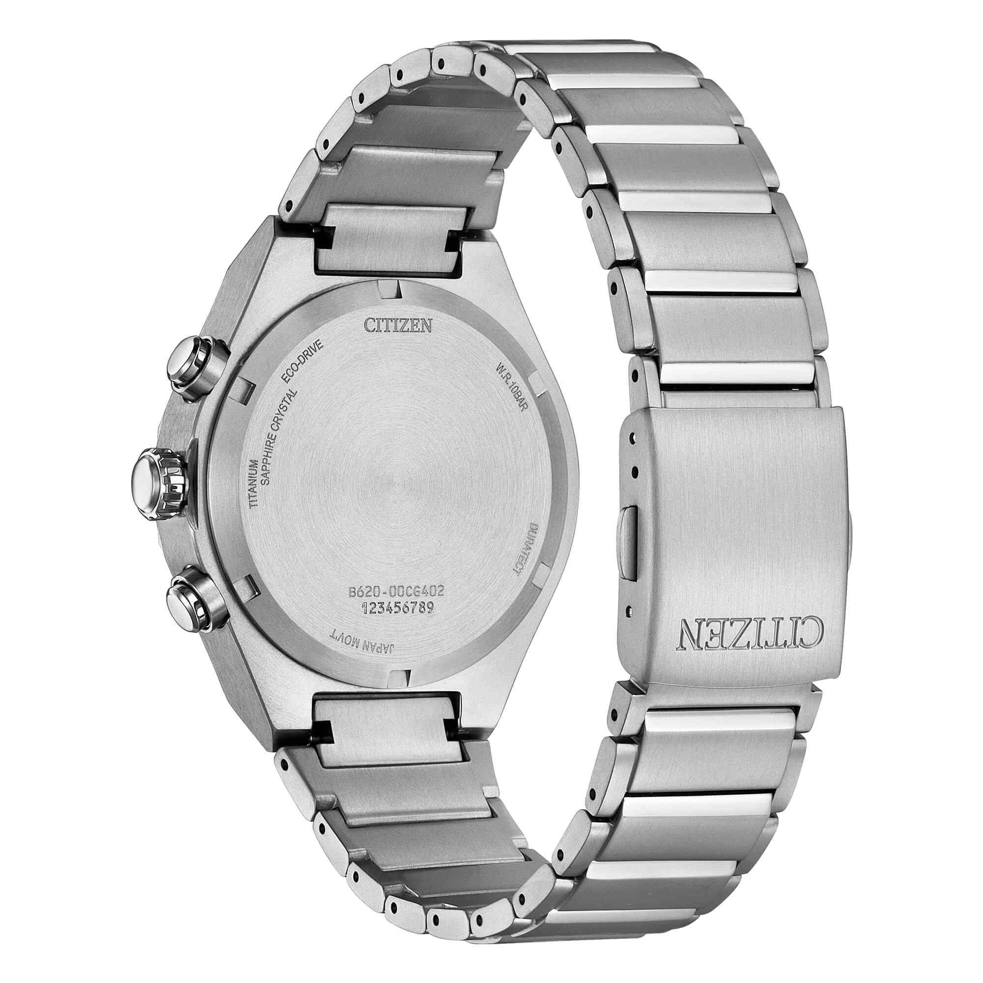 Caseback Citizen Zenshin Senkei Super Titanium Eco-Drive Chronograph
