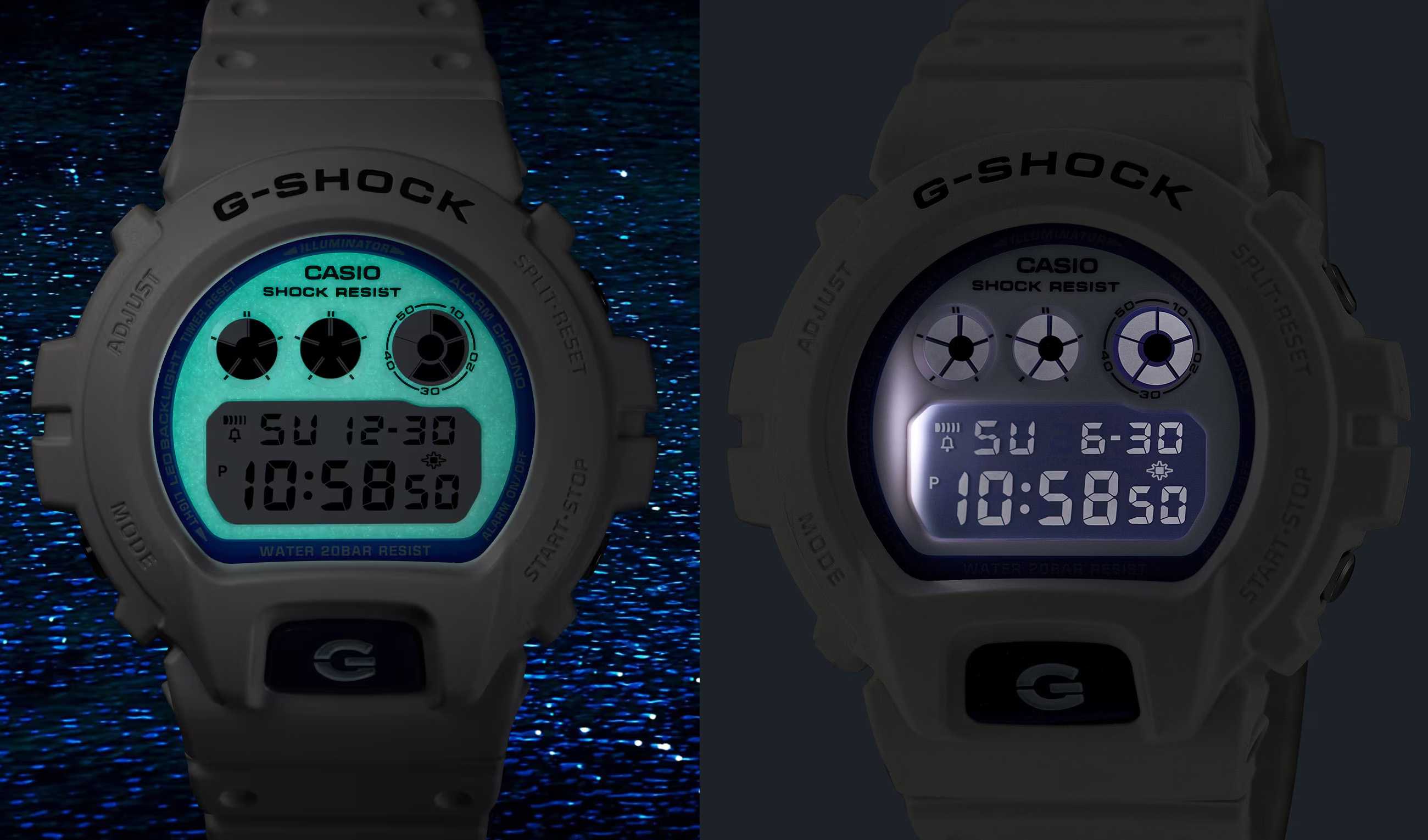 Fitur LED backlight (Super Illuminator) pada jam tangan