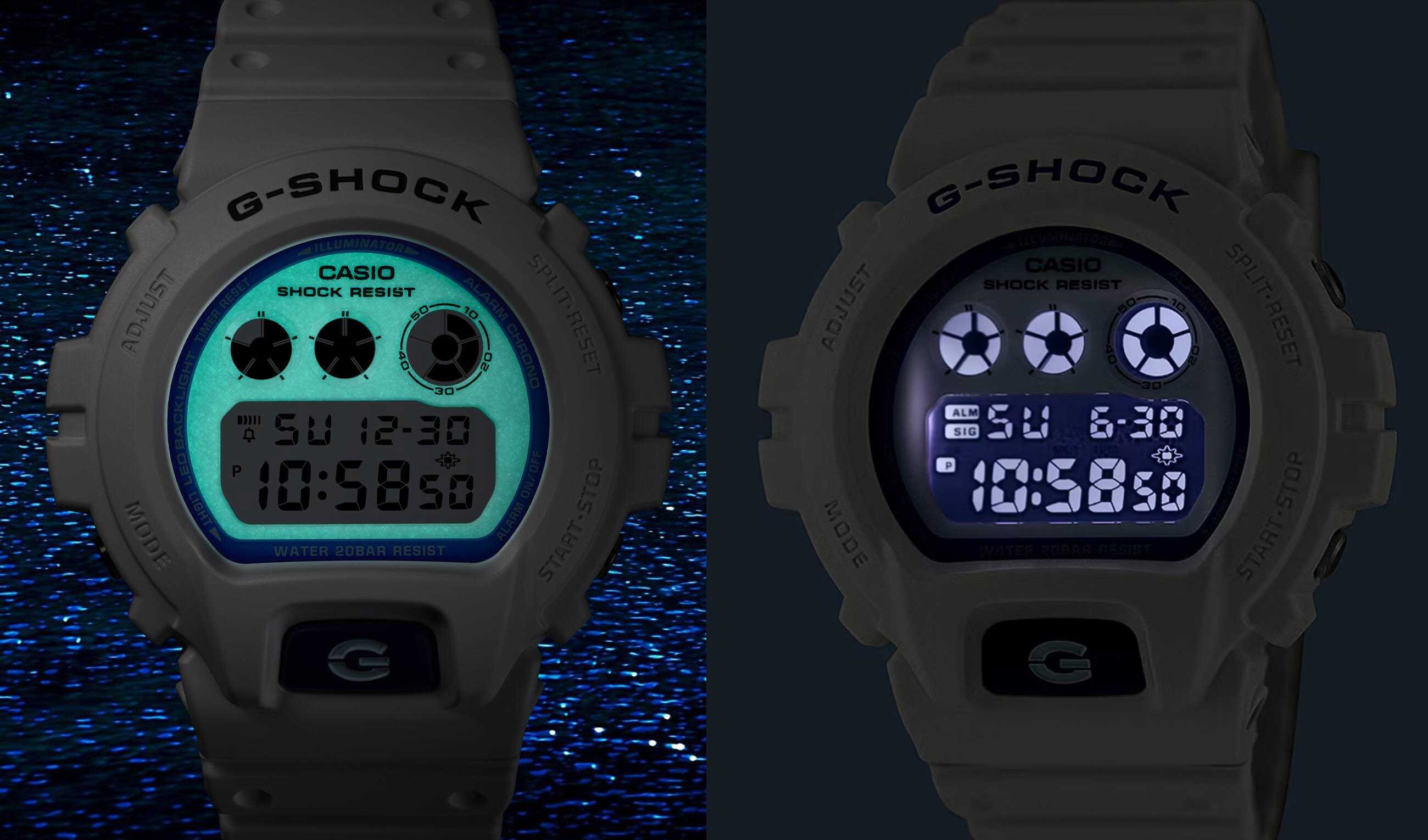 LED light pada jam tangan
