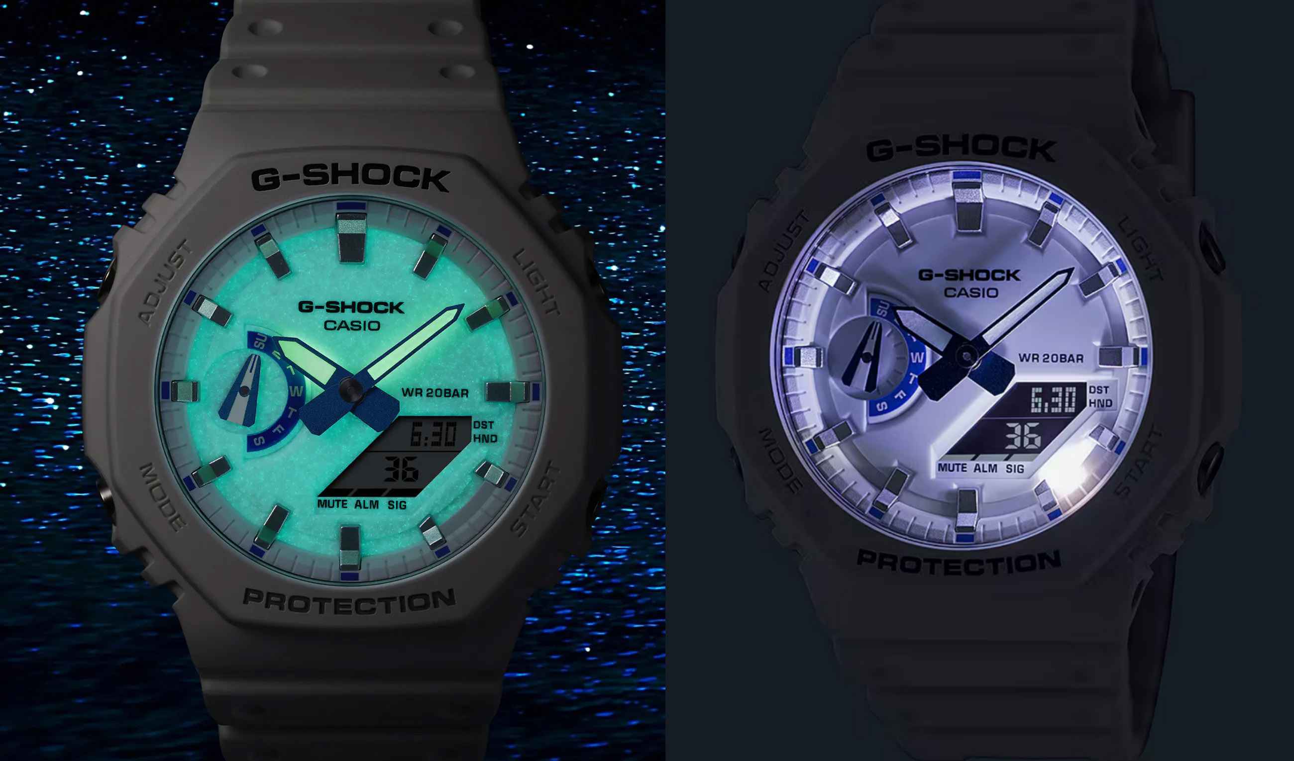 Fitur Double LED light (Super Illuminator) pada jam tangan
