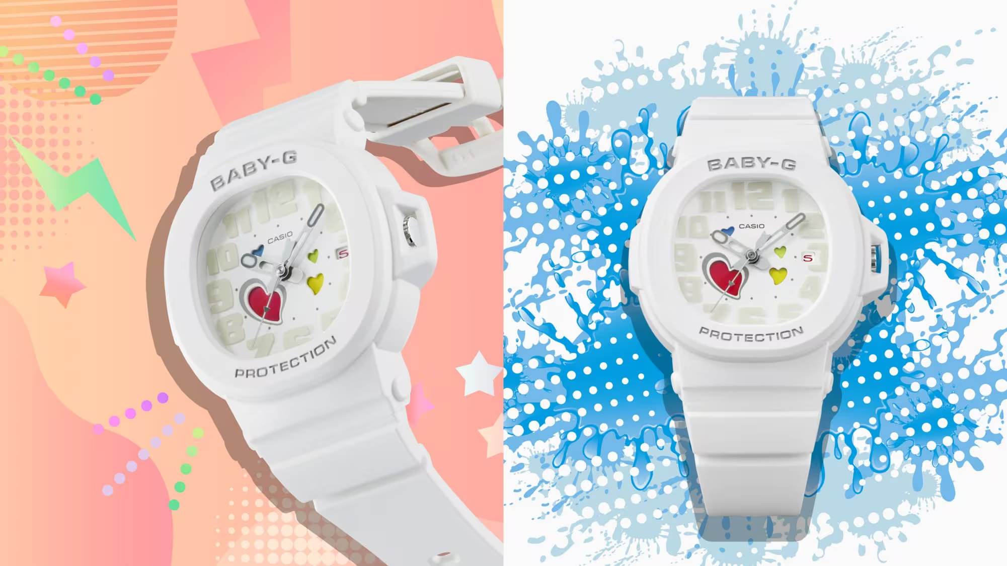 Casio Baby-G BGA-10 Playful Heart Series dirancang dengan shock resistant
