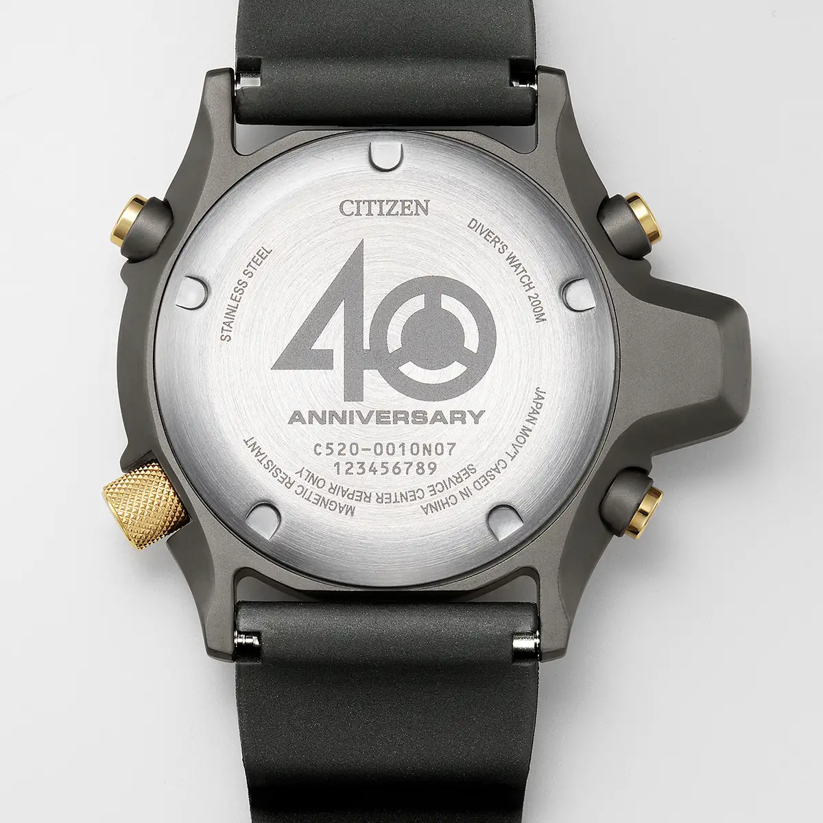 Caseback Citizen Promaster Aqualand 40th Anniversary