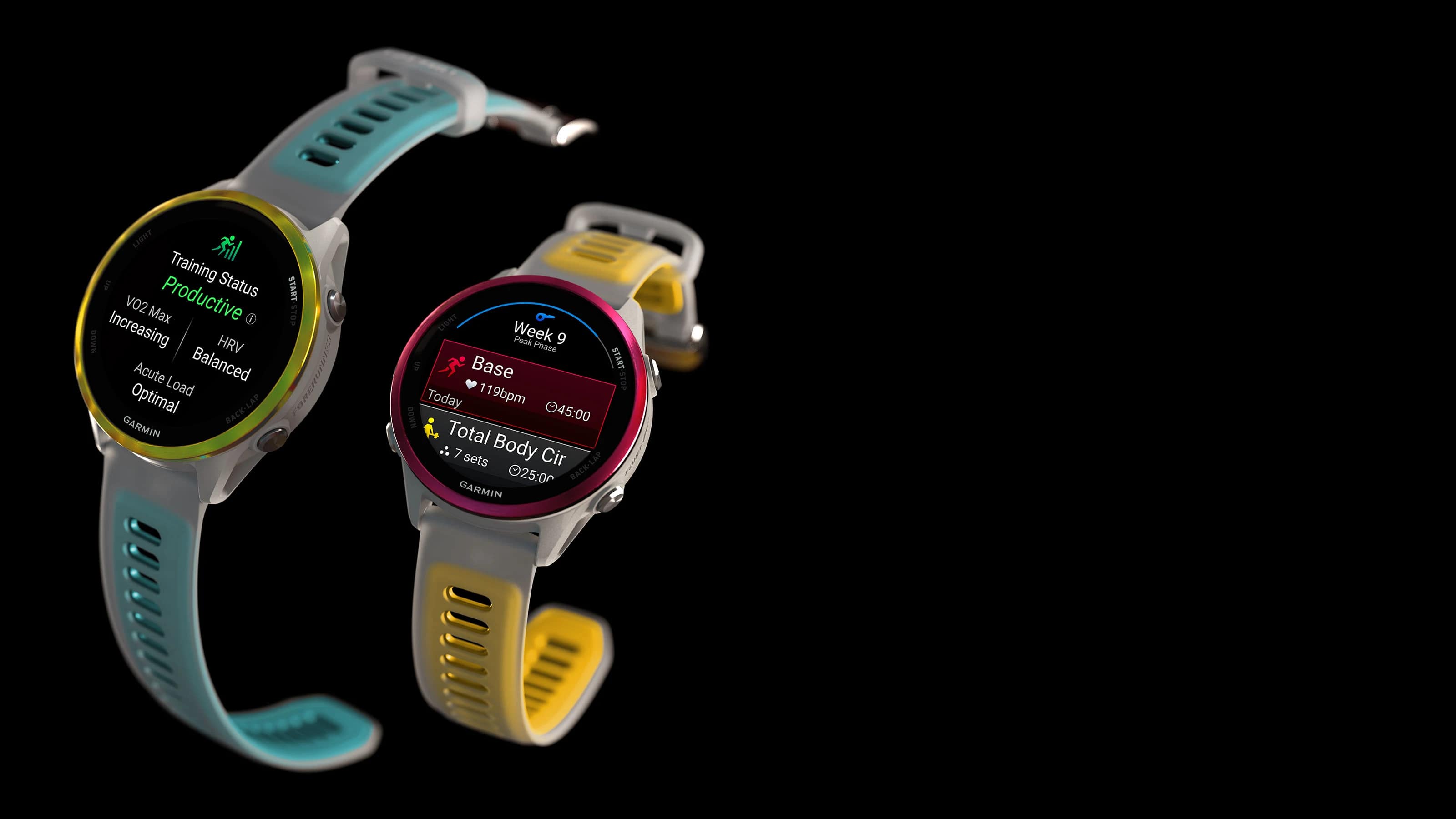 Garmin Forerunner 570 tersedia dalam 2 ukuran, 42 mm & 47 mm