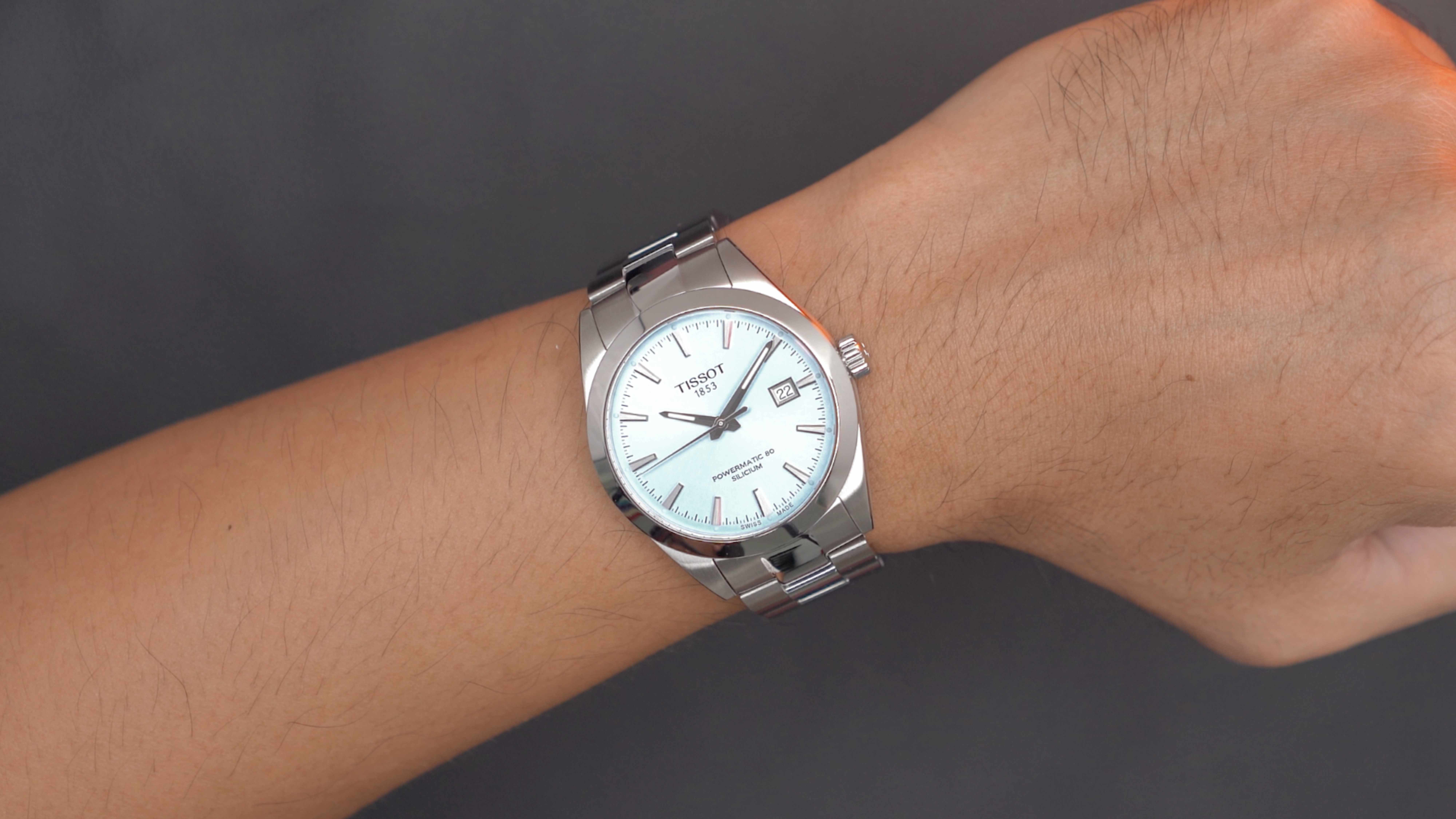 Tissot Gentleman Powermatic 80 T127.407.11.351.00 Ice Blue