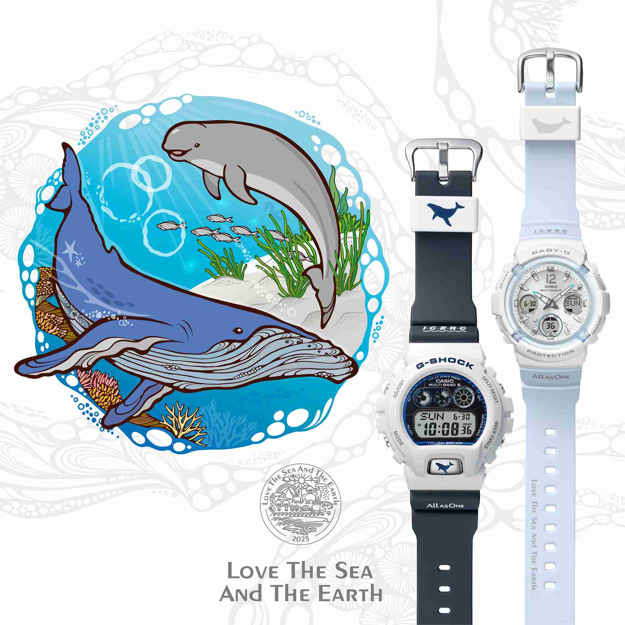 G-Shock x ICERC Japan Rilis “Love The Sea and The Earth 2025” GW-6905K-7AJR dan BGA-2800K-7AJR
