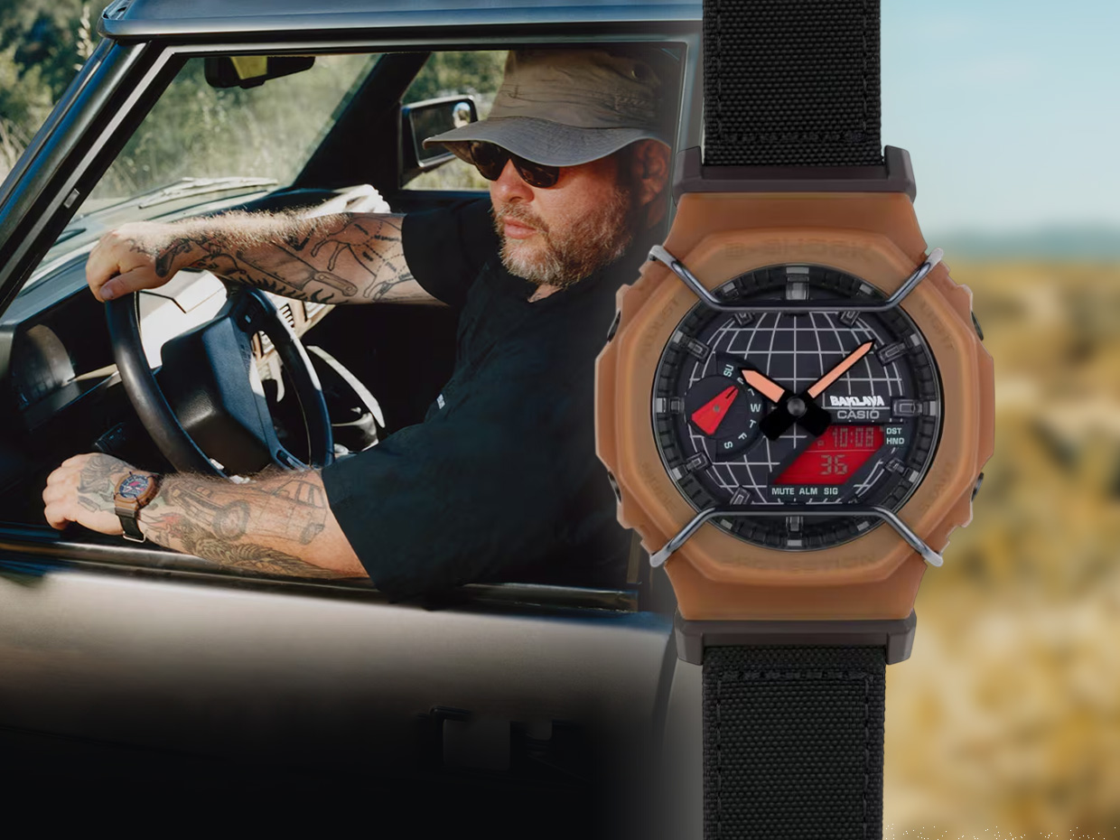 Jam Tangan Kolaborasi G-Shock x Baklava GA2100AB25-5A Desert King