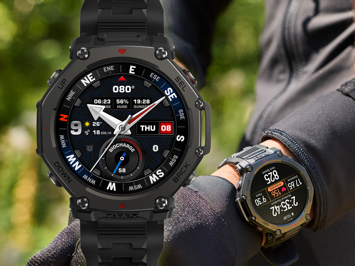 Intip Smartwatch Amazfit T-Rex 3 Pro Tactical Black 48 mm, Punya 