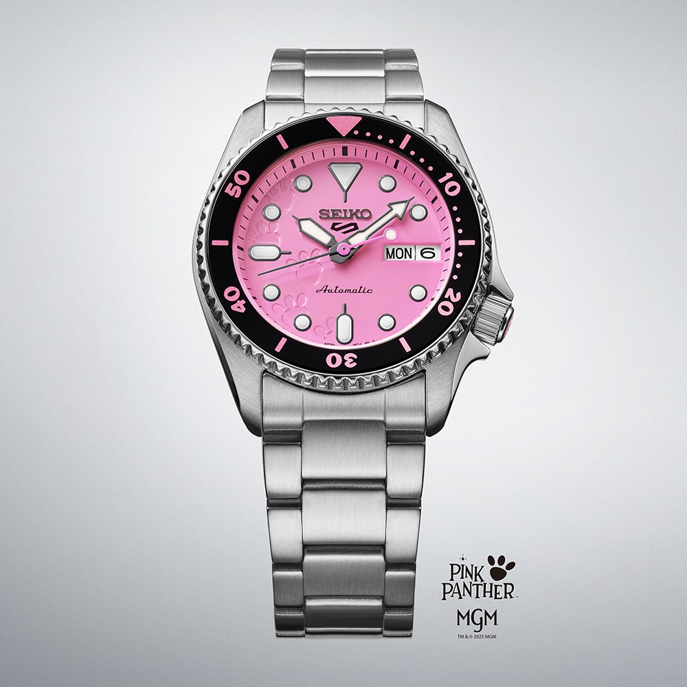 Seiko 5 Sports x Pink Panther⁣ SRPM07 Limited Edition
