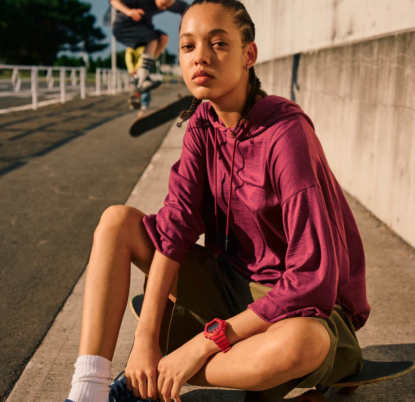 Casio G-Shock Iconic Red Series untuk street style