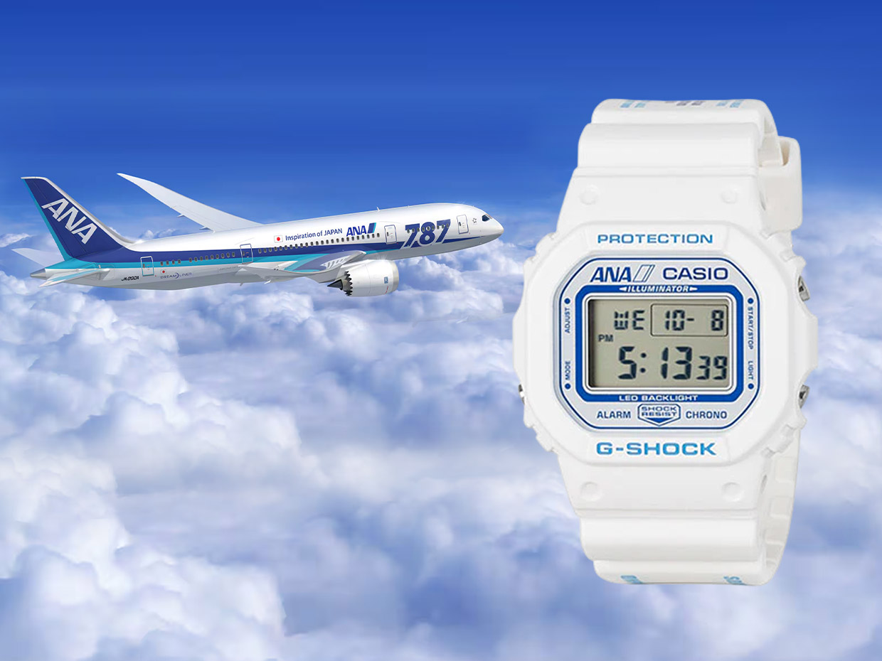ANA Berkolaborasi dengan Casio G-Shock, Rilis DW-5600 di Jepang 