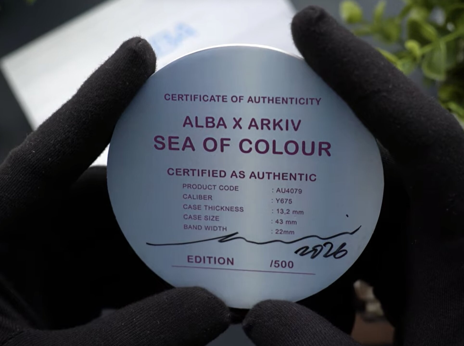 authentic certificate