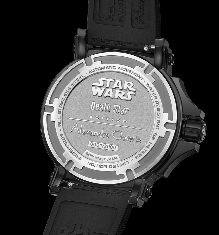 Caseback Alexandre Christie x Star Wars AC 9205 MA RDS-1 Darth Star Edition