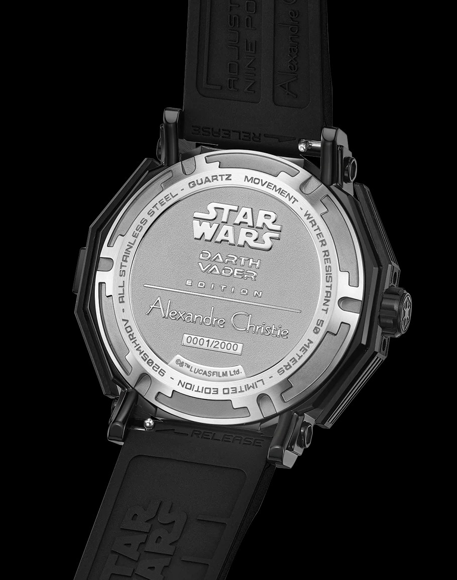Caseback Alexandre Christie x Star Wars AC 9205 MH RDV-1 Darth Vader Edition 